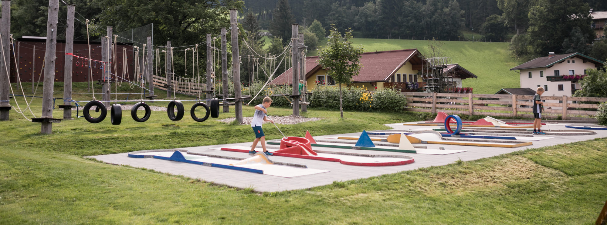 Minigolfplatz am Jugendhotel Markushof in Wagrain, Salzburger Land