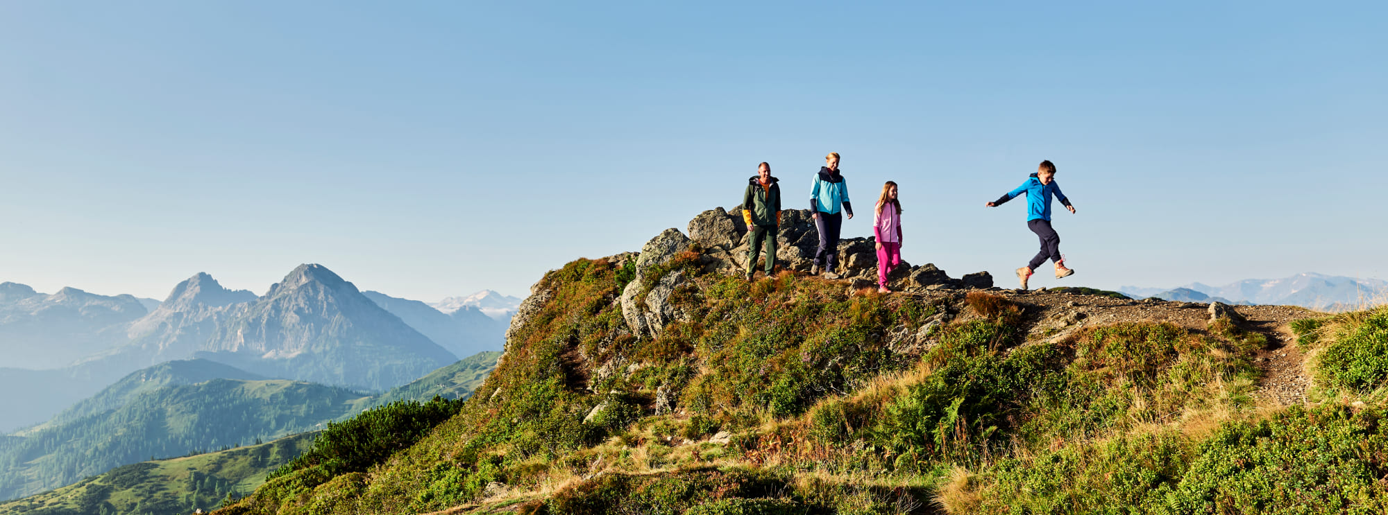 Wanderurlaub mit Kind / Kinder © Wagrain Kleinarl Tourismus Armin Walcher