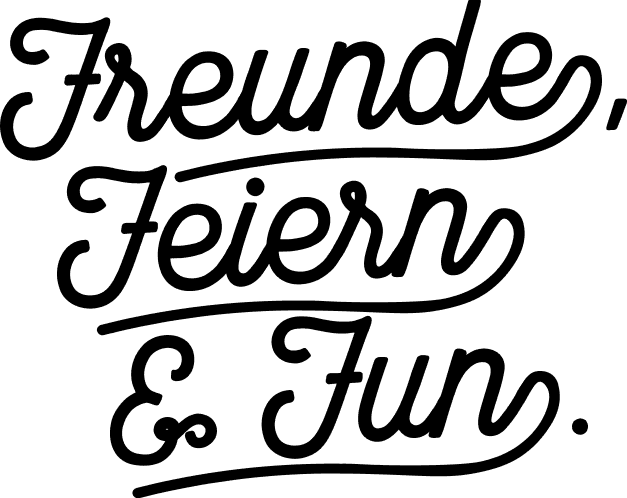 Freunde, feiern, Fun!